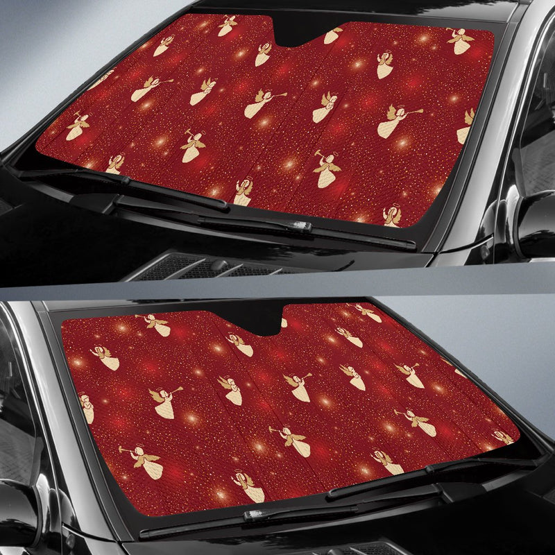 Angel Pattern Print Design 07 Car Sun Shade-JORJUNE.COM