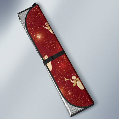 Angel Pattern Print Design 07 Car Sun Shade-JORJUNE.COM