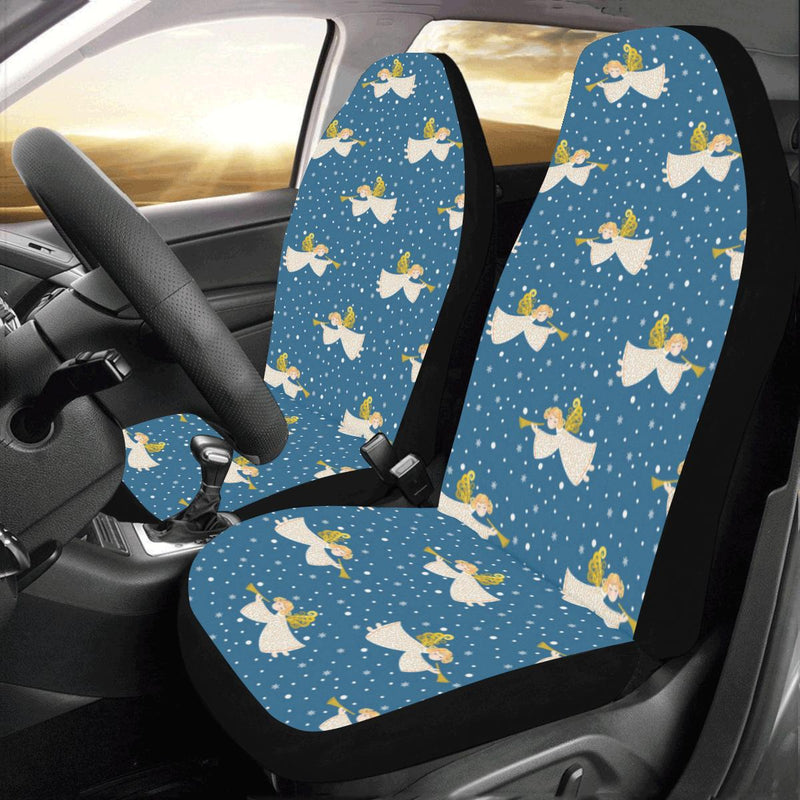 Angel Pattern Print Design 08 Car Seat Covers (Set of 2)-JORJUNE.COM