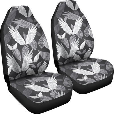 Angel Wings Pattern Design Themed Print Universal Fit Car Seat Covers