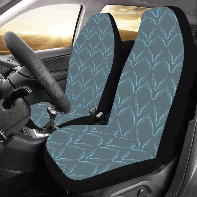 Angel Wings Pattern Print Design 04 Car Seat Covers (Set of 2)-JORJUNE.COM