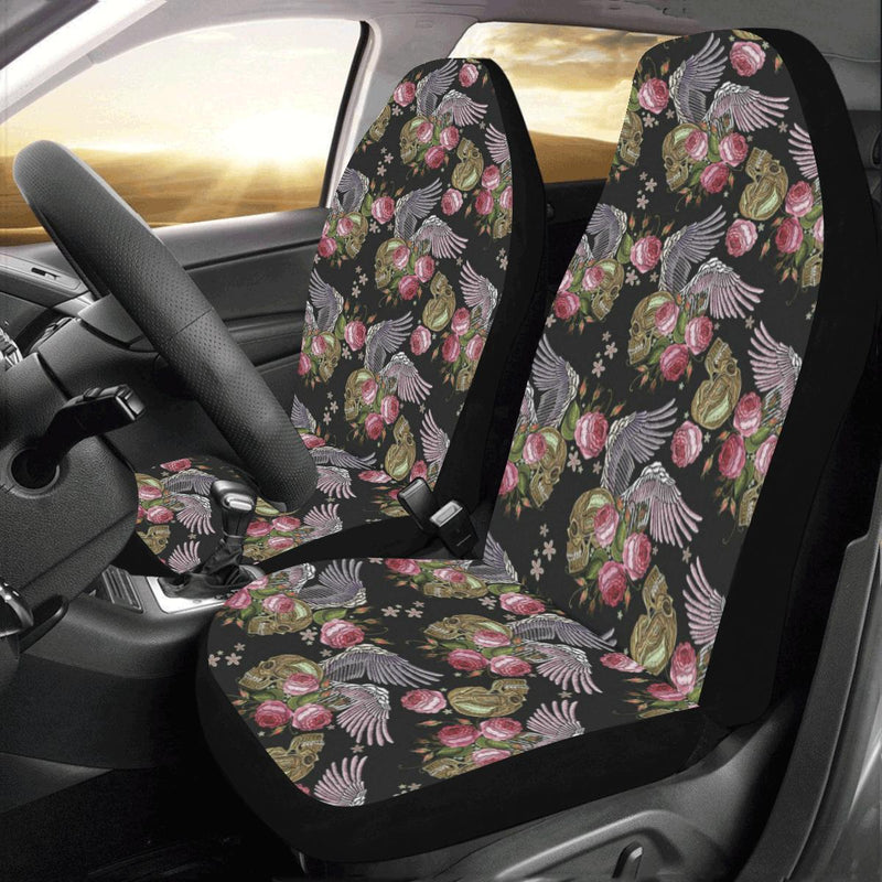 Angel Wings Pattern Print Design 06 Car Seat Covers (Set of 2)-JORJUNE.COM