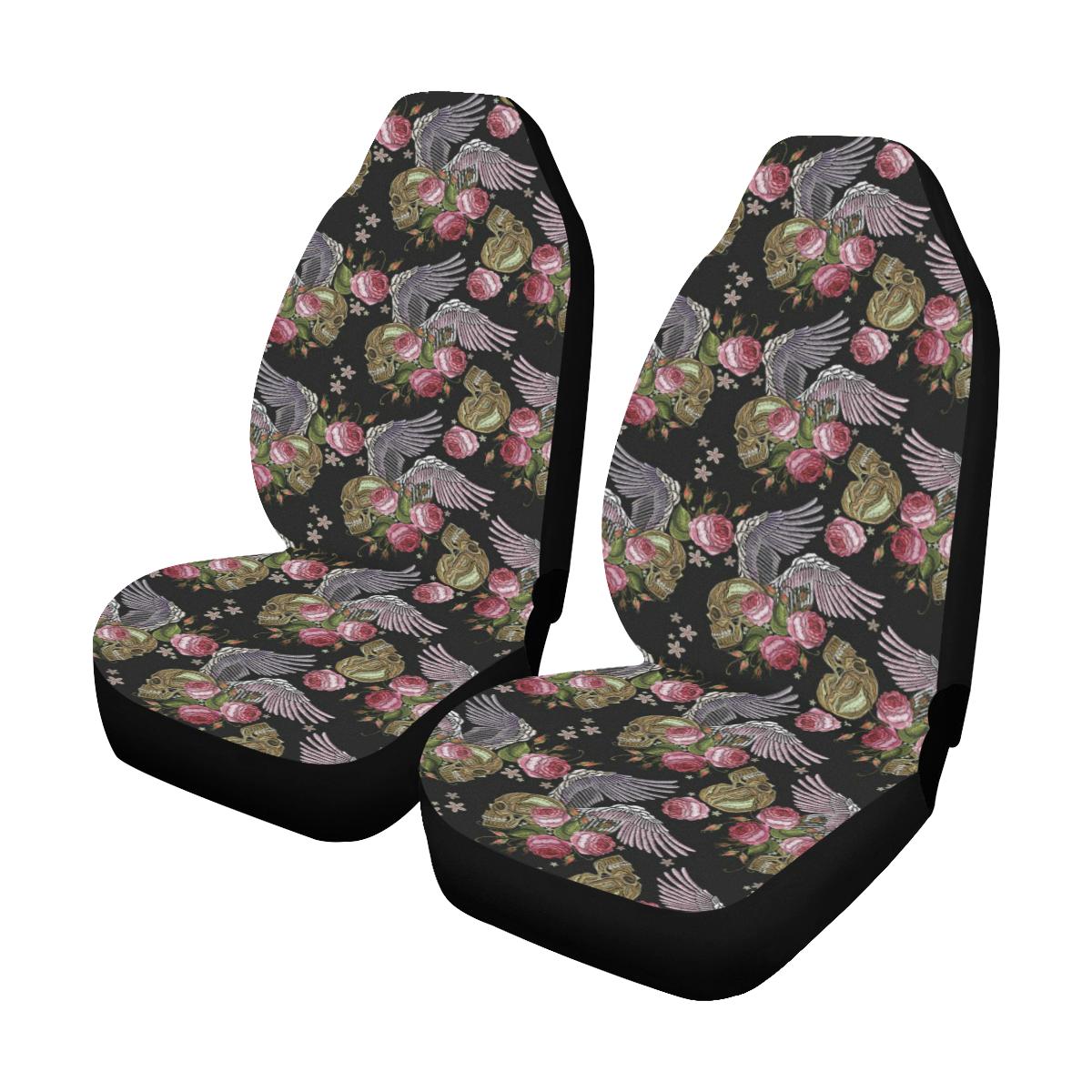 Angel Wings Pattern Print Design 06 Car Seat Covers (Set of 2)-JORJUNE.COM