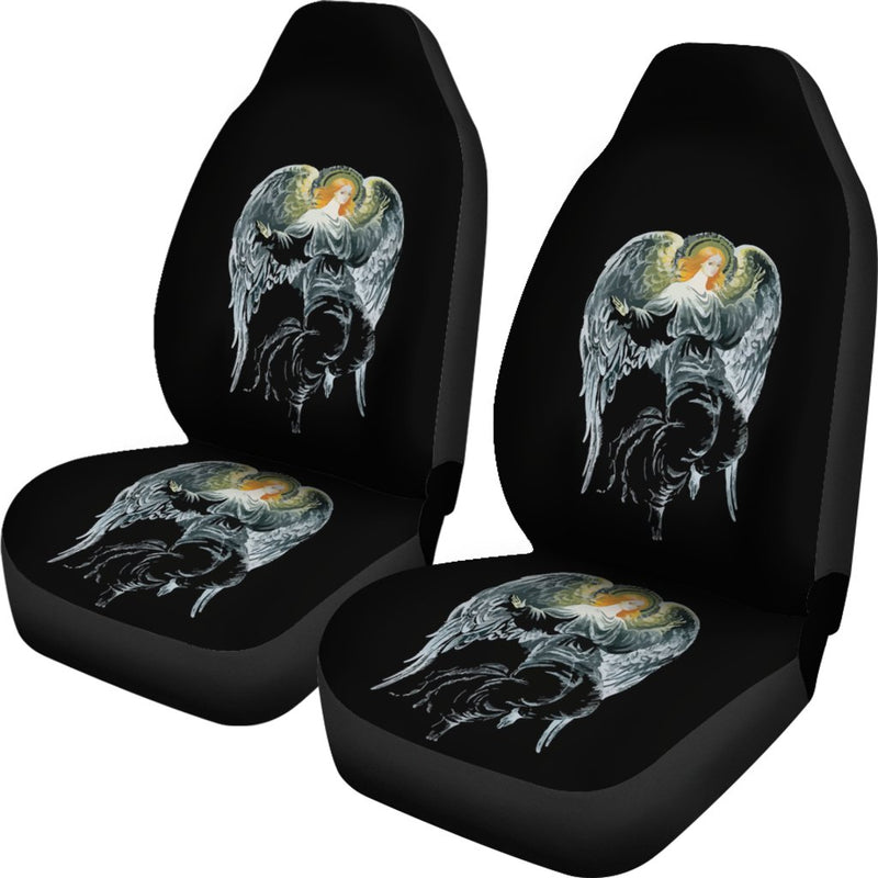 Angel With Wings Cute Design Print Universal Fit Car Seat Covers