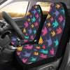 Angelfish Colorful Pattern Print Design 03 Car Seat Covers (Set of 2)-JORJUNE.COM