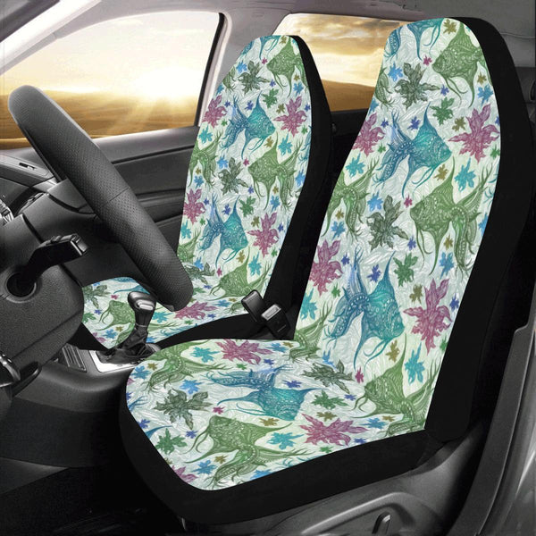 Angelfish Tribal Pattern Print Design 01 Universal Fit Car Seat Covers ...