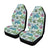 Angelfish Tribal Pattern Print Design 01 Car Seat Covers (Set of 2)-JORJUNE.COM