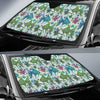 Angelfish Tribal Pattern Print Design 01 Car Sun Shade-JORJUNE.COM