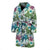 Angelfish Tribal Pattern Print Design 01 Men Bathrobe-JORJUNE.COM