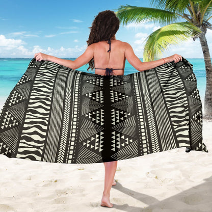 Animal Skin Aztec Pattern Beach Sarong Pareo Wrap