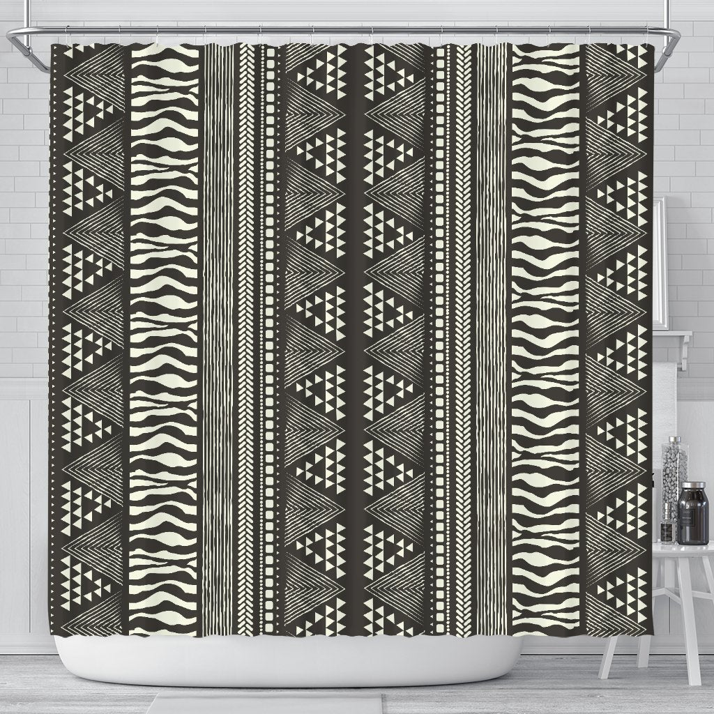 Animal Skin Aztec Pattern Shower Curtain