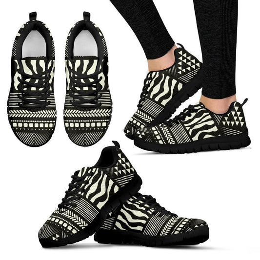 Animal Skin Aztec Pattern Women Sneakers