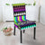 Animal Skin Aztec Rainbow Dining Chair Slipcover-JORJUNE.COM