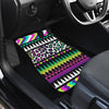 Animal Skin Aztec Rainbow Front and Back Car Floor Mats