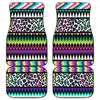 Animal Skin Aztec Rainbow Front and Back Car Floor Mats