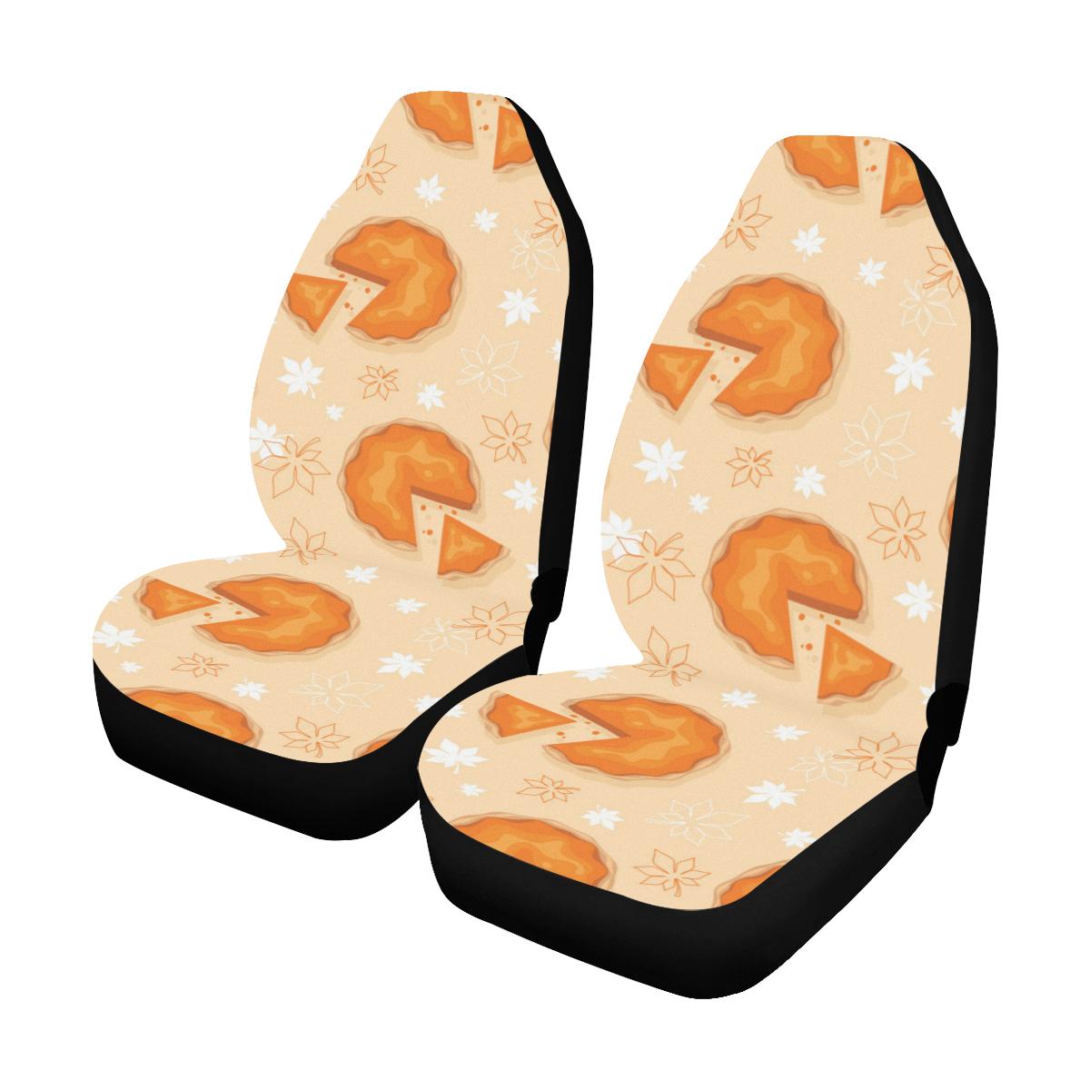 APie Pattern Print Design A01 Car Seat Covers (Set of 2)-JORJUNE.COM