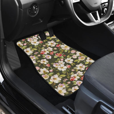 Apple Blossom Pattern Print Design AB01 Car Floor Mats-JorJune