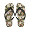 Apple blossom Pattern Print Design AB01 Flip Flops-JorJune