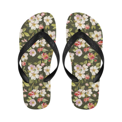 Apple blossom Pattern Print Design AB01 Flip Flops-JorJune