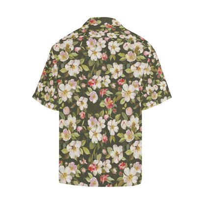Apple blossom Pattern Print Design AB01 Men Hawaiian Shirt-JorJune