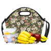 Apple blossom Pattern Print Design AB01 Neoprene Lunch Bag-JorJune