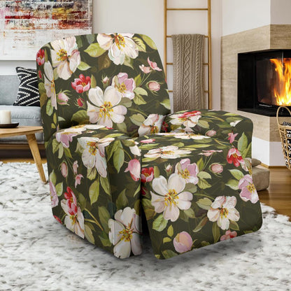 Apple blossom Pattern Print Design AB01 Recliner Slipcover-JORJUNE.COM