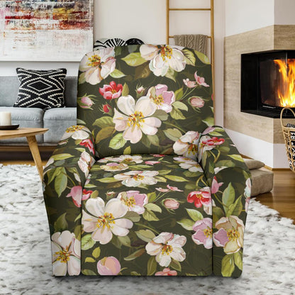 Apple blossom Pattern Print Design AB01 Recliner Slipcover-JORJUNE.COM
