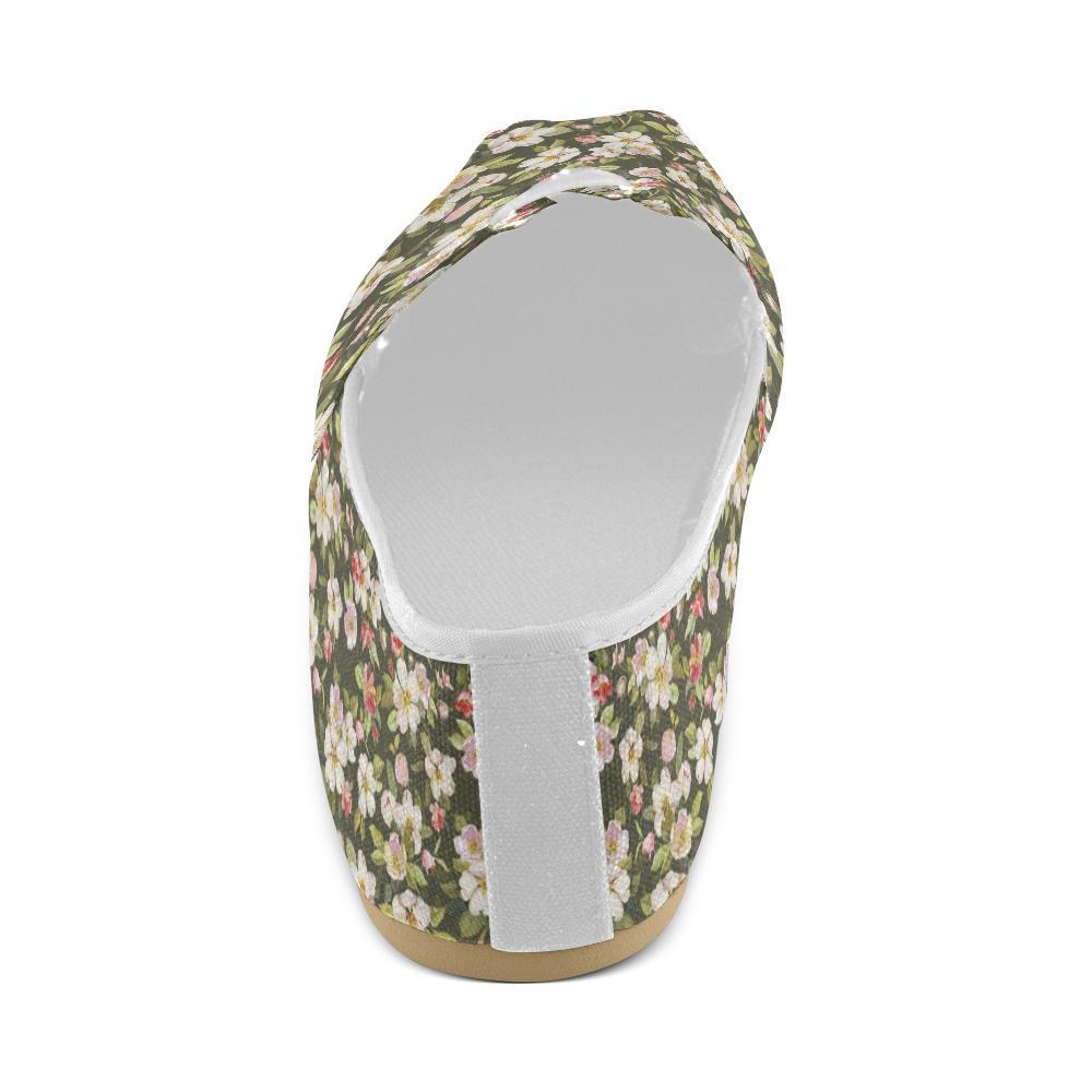 Apple blossom Pattern Print Design AB01 Women Casual Shoes-JorJune.com