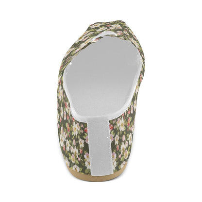 Apple blossom Pattern Print Design AB01 Women Casual Shoes-JorJune.com