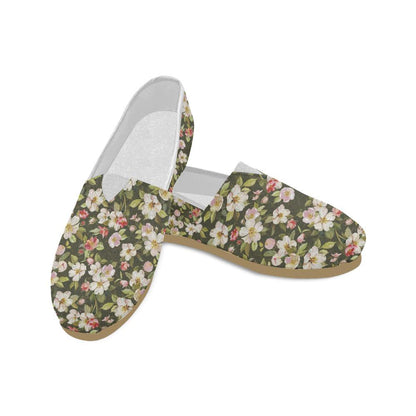Apple blossom Pattern Print Design AB01 Women Casual Shoes-JorJune.com