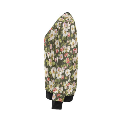 Apple blossom Pattern Print Design AB01 Women Long Sleeve Sweatshirt-JorJune