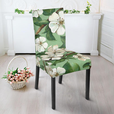 Apple blossom Pattern Print Design AB02 Dining Chair Slipcover-JORJUNE.COM