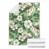 Apple blossom Pattern Print Design AB02 Fleece Blankete