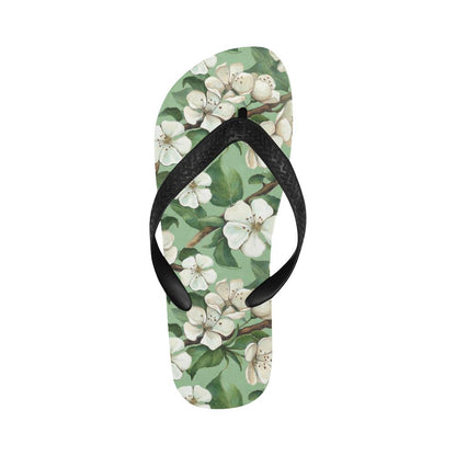 Apple blossom Pattern Print Design AB02 Flip Flops-JorJune