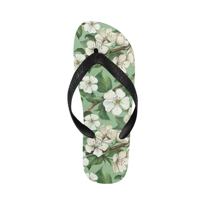 Apple blossom Pattern Print Design AB02 Flip Flops-JorJune