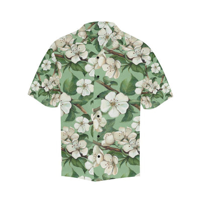 Apple blossom Pattern Print Design AB02 Men Hawaiian Shirt-JorJune