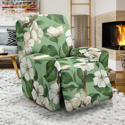 Apple blossom Pattern Print Design AB02 Recliner Slipcover-JORJUNE.COM