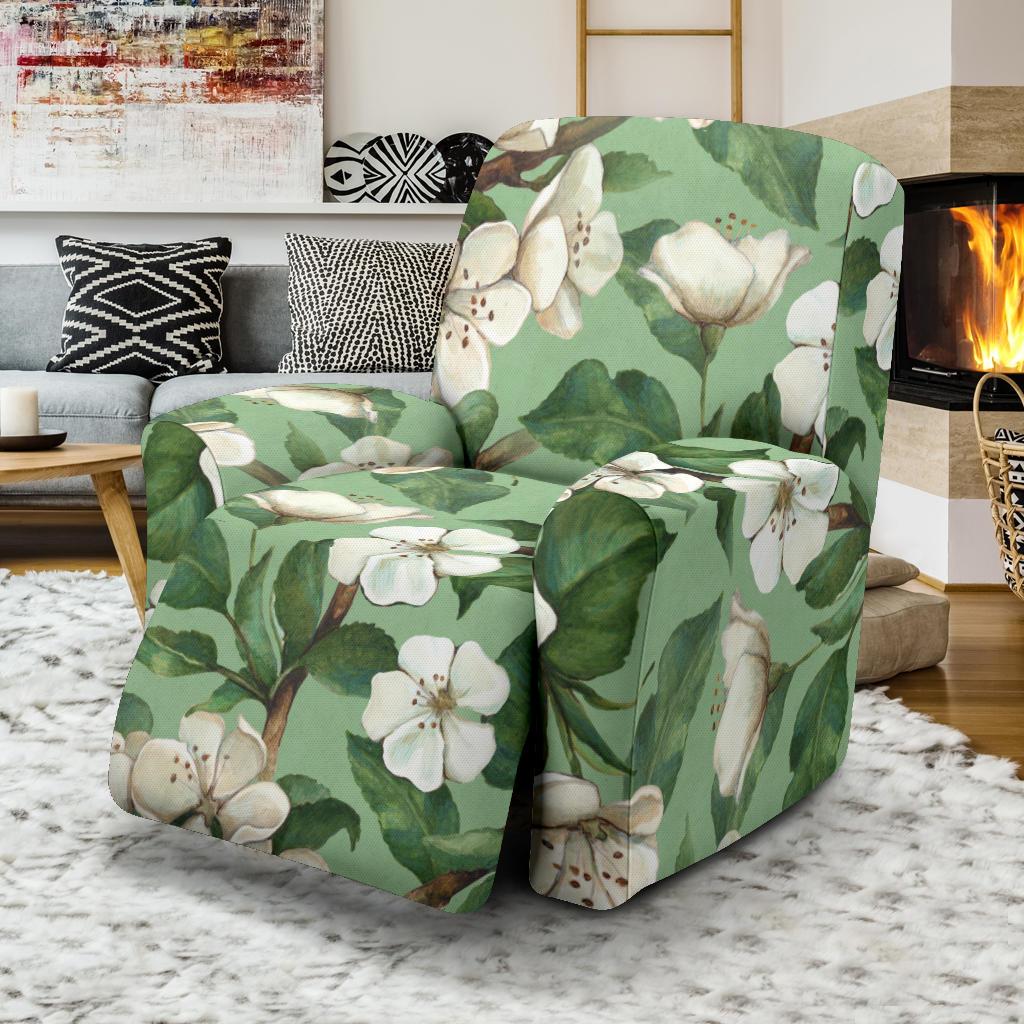 Apple blossom Pattern Print Design AB02 Recliner Slipcover-JORJUNE.COM