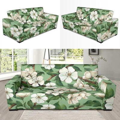 Apple blossom Pattern Print Design AB02 Sofa Slipcover-JORJUNE.COM