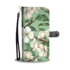 Apple blossom Pattern Print Design AB02 Wallet Phone Case