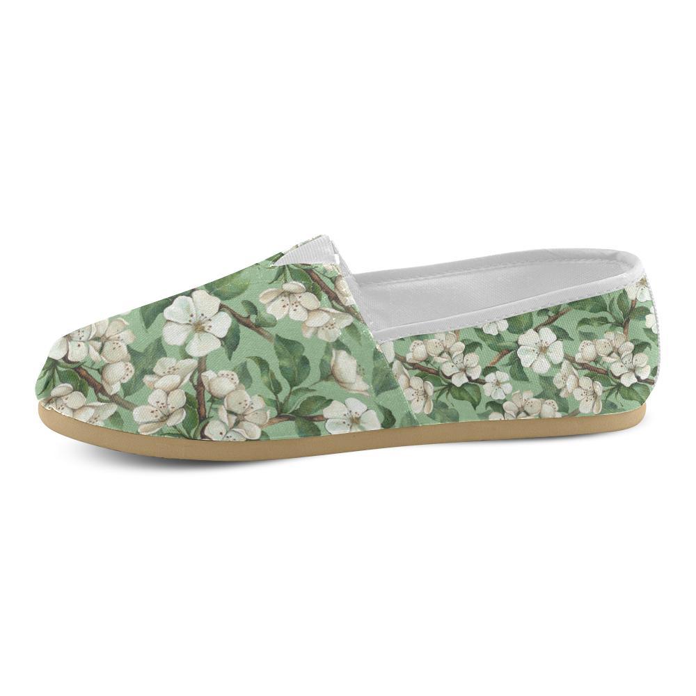 Apple blossom Pattern Print Design AB02 Women Casual Shoes-JorJune.com