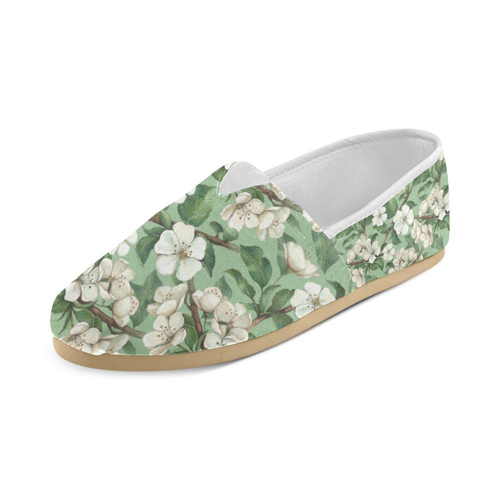 Apple blossom Pattern Print Design AB02 Women Casual Shoes-JorJune.com