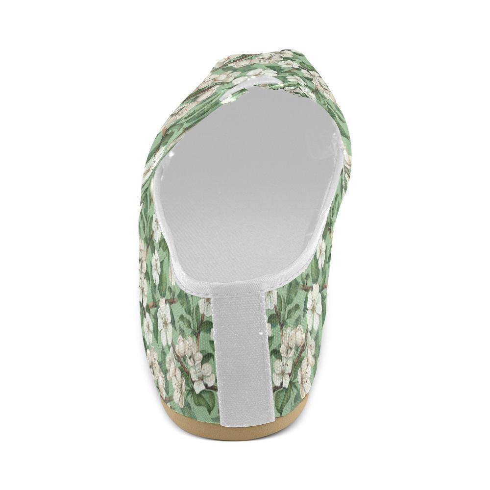 Apple blossom Pattern Print Design AB02 Women Casual Shoes-JorJune.com