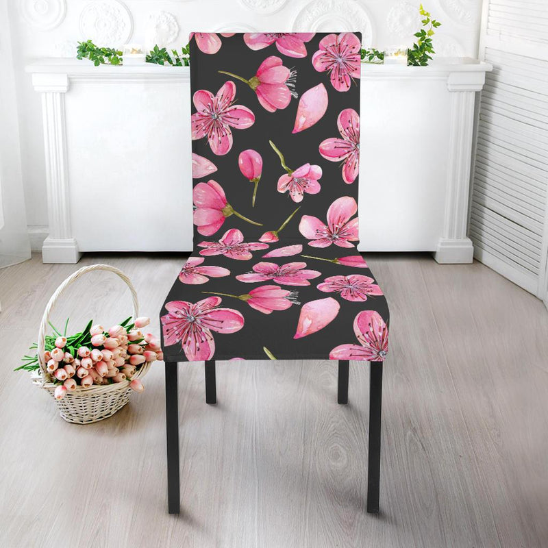 Apple blossom Pattern Print Design AB03 Dining Chair Slipcover-JORJUNE.COM