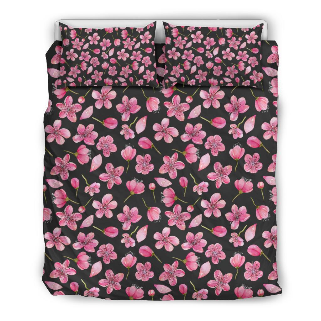 Apple blossom Pattern Print Design AB03 Duvet Cover Bedding Set-JORJUNE.COM
