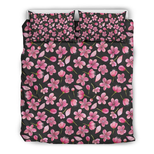 Apple blossom Pattern Print Design AB03 Duvet Cover Bedding Set-JORJUNE.COM