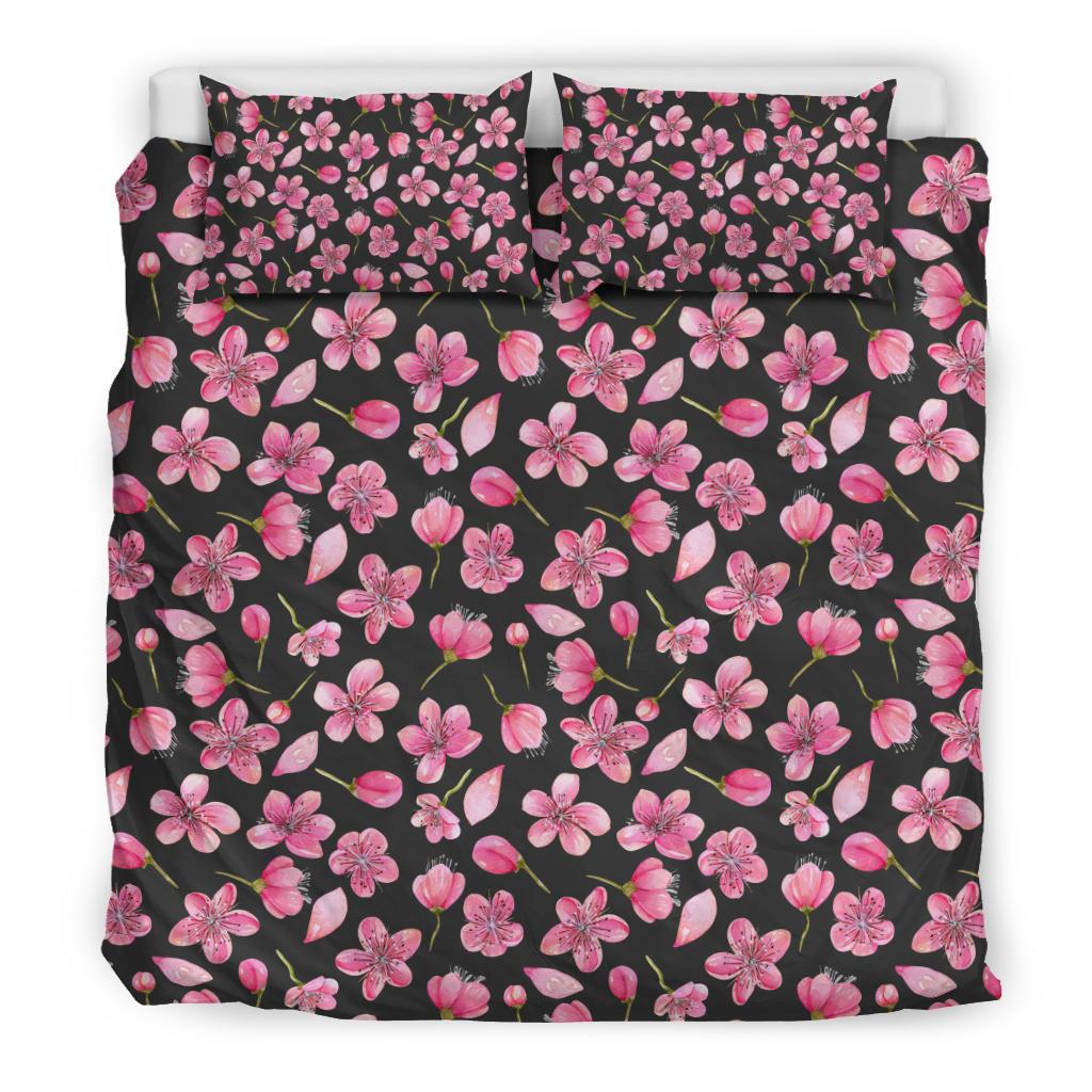 Apple blossom Pattern Print Design AB03 Duvet Cover Bedding Set-JORJUNE.COM
