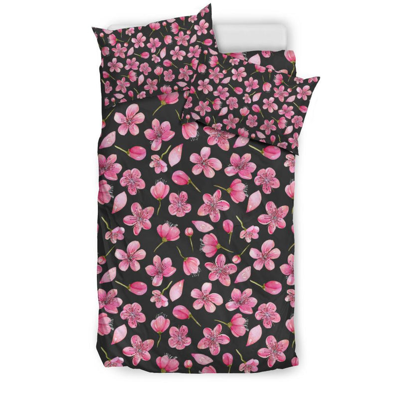 Apple blossom Pattern Print Design AB03 Duvet Cover Bedding Set-JORJUNE.COM