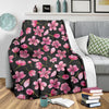 Apple blossom Pattern Print Design AB03 Fleece Blankete