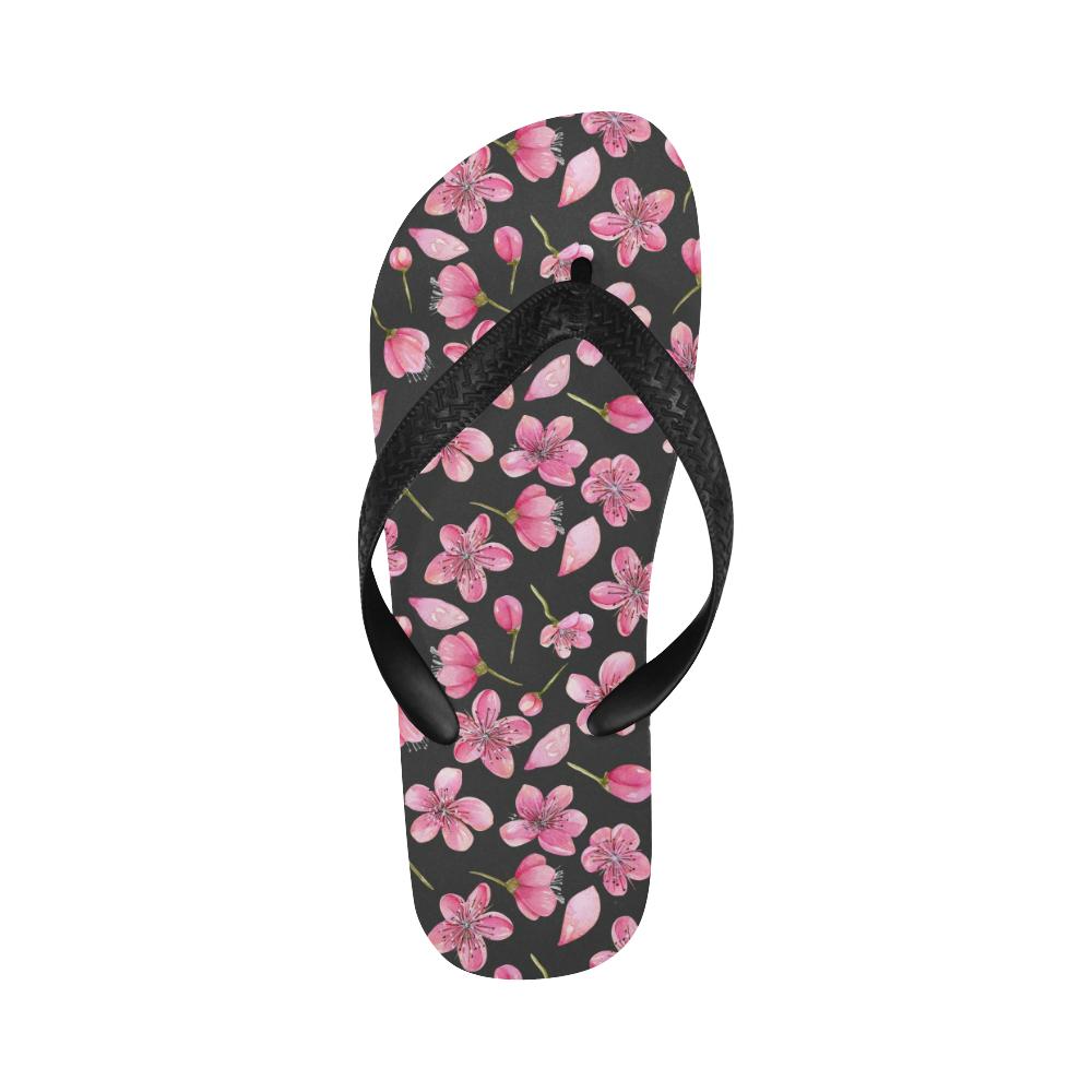 Apple blossom Pattern Print Design AB03 Flip Flops-JorJune